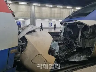 木槿花在首尔站与KTX相撞...4人受伤