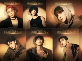 《ATEEZ》将于5月31日回归……第10张迷你专辑《GOLDEN HOUR: Part.1》带来独特的视觉变换