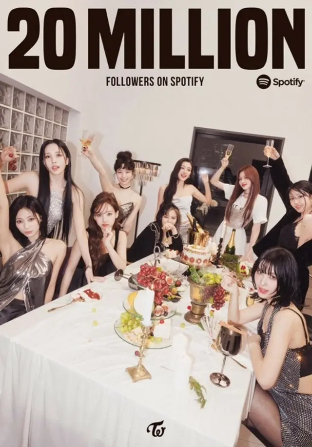 「TWICE」、Spotifyフォロワー2000万＆累計ストリーミング100億回突破！