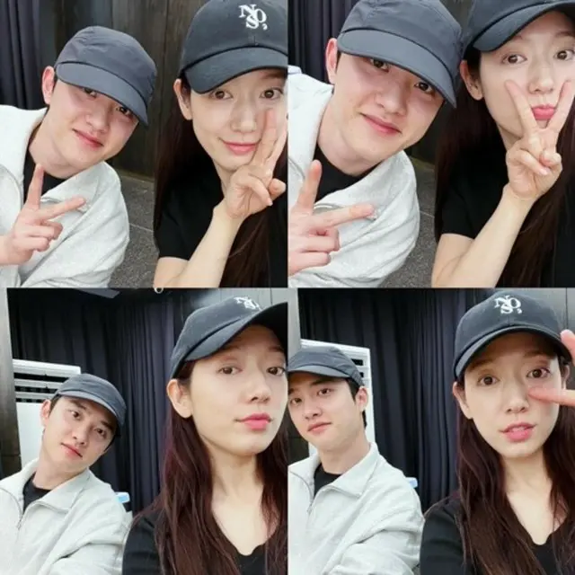 「EXO」D.O.&女優パク・シネ、このツーショット「見るだけでヒーリング」…