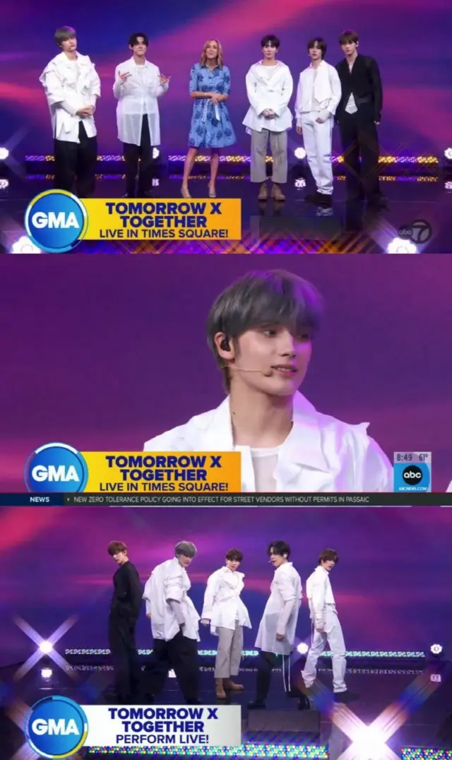 「TOMORROW X TOGETHER（TXT）」、米ABC「グッドモーニングアメリカ」出演…「K-POPセンセーション」現地で注目