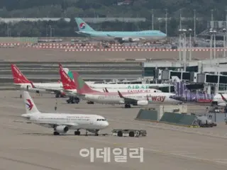 仁川机场“脏气球”...飞机延误一上午=韩国