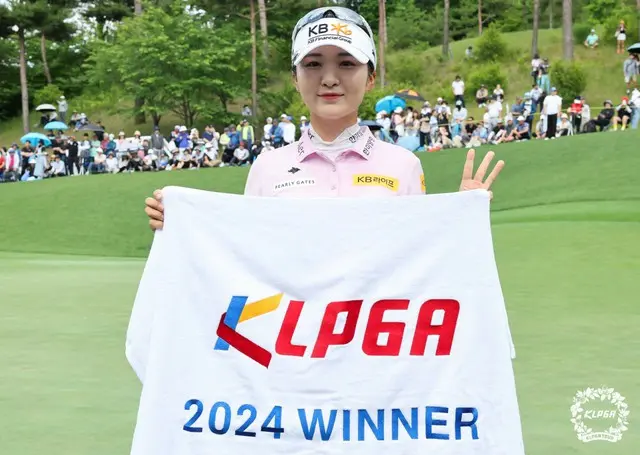 3日間ノーボギーでシーズン3勝目を挙げたイ・イェウォン（写真：KLPGA）