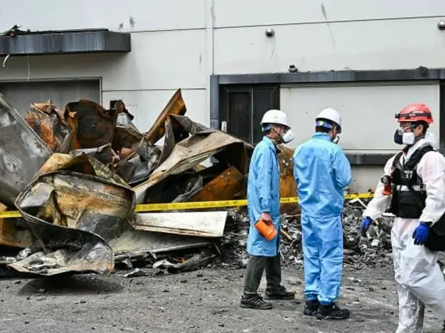 韩国发生致命火灾的Aricel锂电池工厂仍残留危险物质