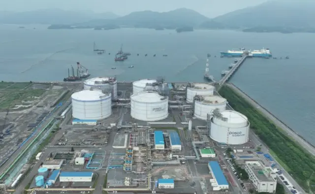 ポスコインターの大規模LNGターミナルが完成。20年で1兆ウォンを投資＝韓国
