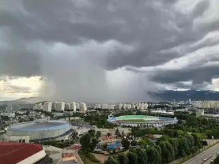“看起来天空有一个洞”——只有部分地区下大雨……奇怪的照片疯传=韩国