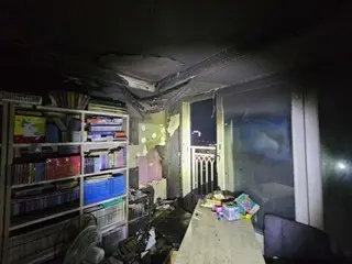 “我听到空调发出砰砰声”……公寓火灾77人疏散=韩国