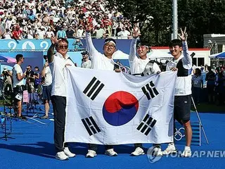 韩国队在巴黎奥运会射箭男子团体比赛中取得三连胜