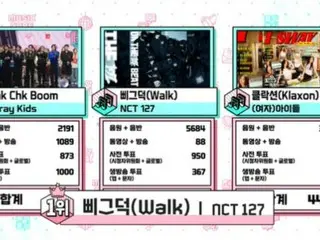 “NCT 127”的《Walk》在《Show! Heart of K-POP》中未露面就获得了第一名！