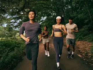 朴叙俊与运动服饰品牌“Lululemon”合作的“Together We Grow”活动