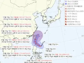 第18号台风正向朝鲜半岛移动...下月初影响的可能性=韩国