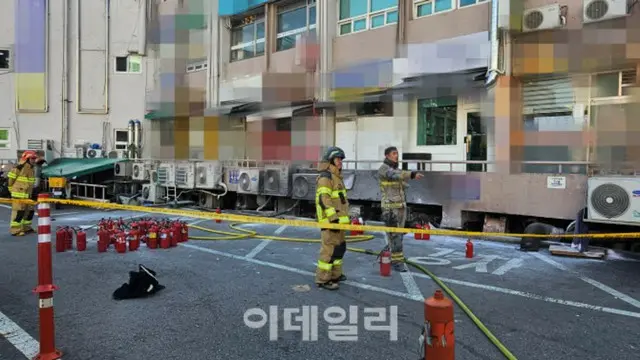 江南のマンション商店街で火災…住民200人が避難＝韓国ソウル