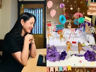 演员孙艺珍，这就是妈妈的样子……全心全意为孩子庆祝生日