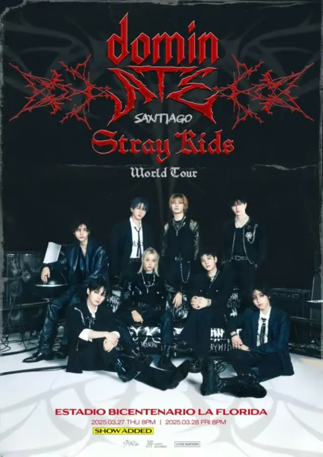 「ワールドツアー」Stray Kids、サンティアゴ・パリスタジアムも「完売」