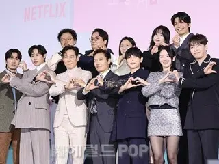 [图]李政宰、李秉宪、林时完等出席 Netflix 的《乌贼游戏第二季》制作发布会