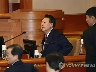 尹总统在弹劾审判辩论中的首次声明：“我的生活基于自由民主的信念。”