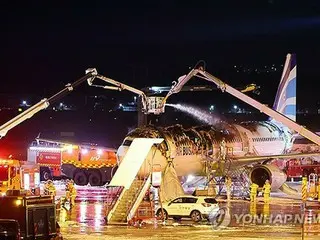 韩国金海机场飞机起火 176名乘客全部疏散