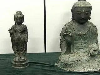 与韩国寺庙13年所有权纠纷后对马佛像终于归还