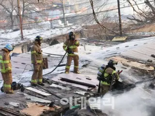 韩国华城市化妆品工厂火灾历时13小时被扑灭