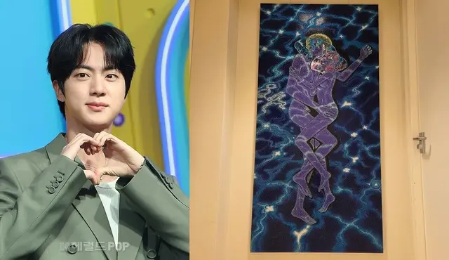 キアン84が「BTS」JINにプレゼントした絵が持つ意味は？