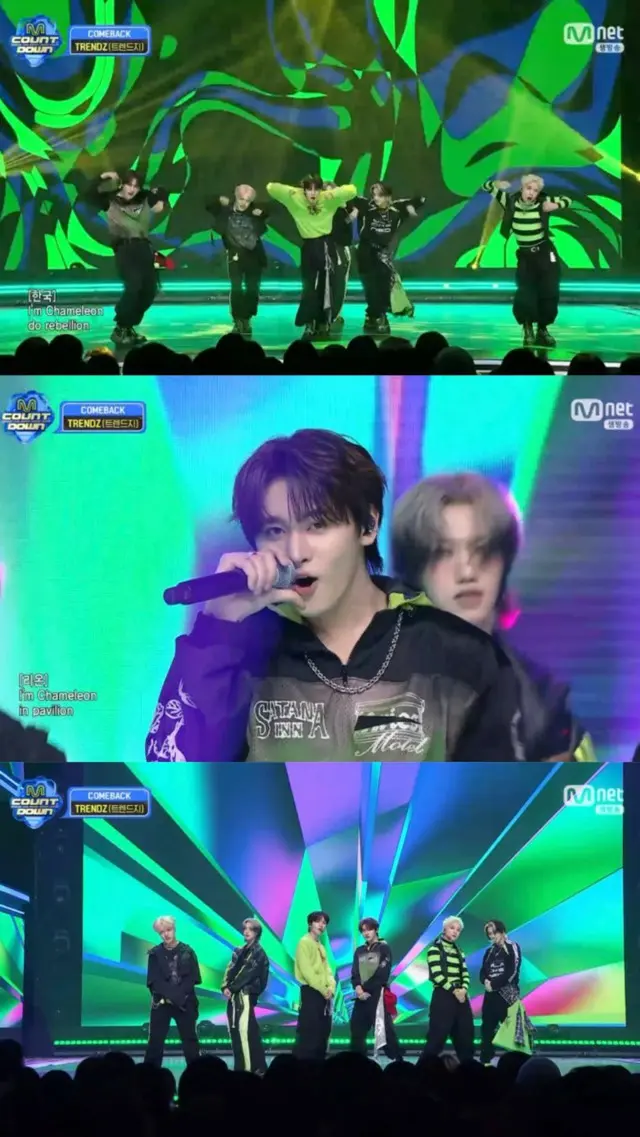 「TRENDZ」、180度変わった「Chameleon」初ステージ…「M COUNTDOWN」で披露