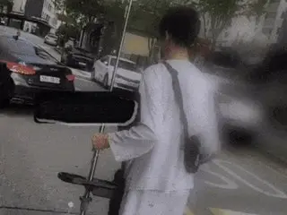 两人一起骑电动滑板车，甚至在输液时打电话……危险骑行在韩国引发争议
