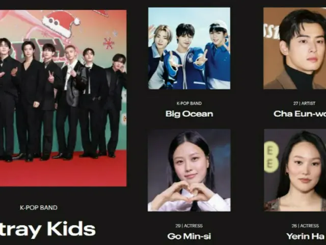 车银优（ASTRO）、Stray Kids 和高敏诗入选福布斯“30 位 30 岁以下亚洲人”