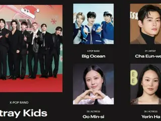 车银优（ASTRO）、Stray Kids 和高敏诗入选福布斯“30 位 30 岁以下亚洲人”