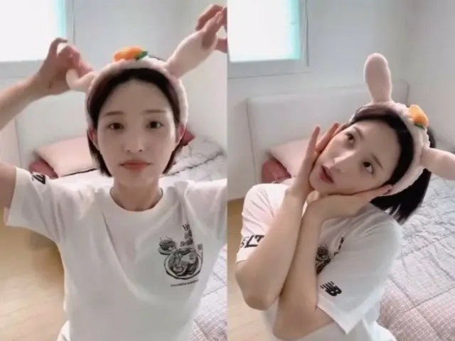 Yulhee（前 LABOUM 成员），独自玩耍很开心......Lovely 的最终 Boss