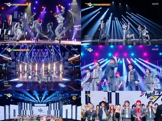 BOYNEXTDOOR 收获奖杯……继《Music Bank》之后，他们又在《Music Bank》中夺得冠军