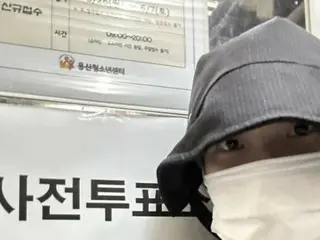 歌手IU彻底屏蔽政治辩论……身穿中性服装完成提前投票
