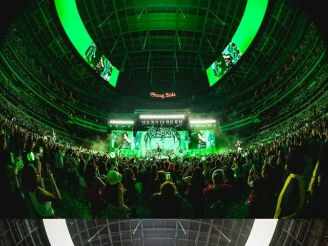 「Stray Kids」、“K-POP第4世代グループ初”米L.A.のSoFiスタジアムで公演「すべて皆さんのおかげ」