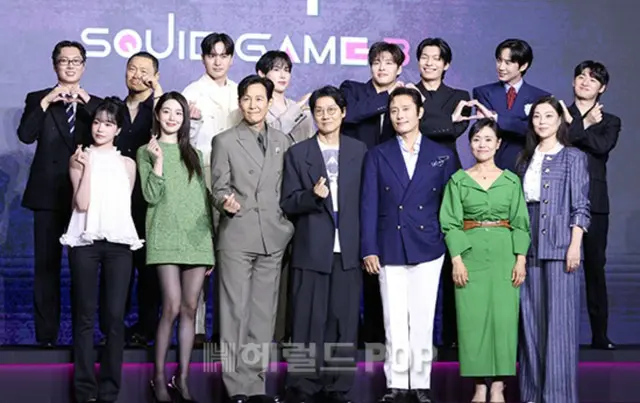【フォト】イ・ジョンジェ＆イ・ビョンホン、イム・シワン、カン・ハヌルら、Netflix「イカゲーム シーズン3」の制作発表会に出席
