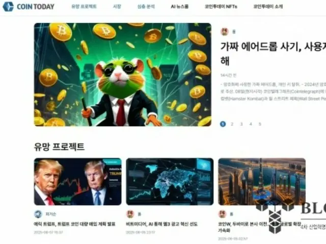 Blockchain Today 正式推出人工智能生成的加密货币新闻网站“Coin Today”