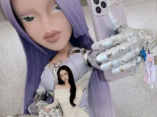 KARINA（aespa）出席其担任模特的眼镜品牌“GENTLE MONSTER”的2025 POCKET COLLECTION POP UP