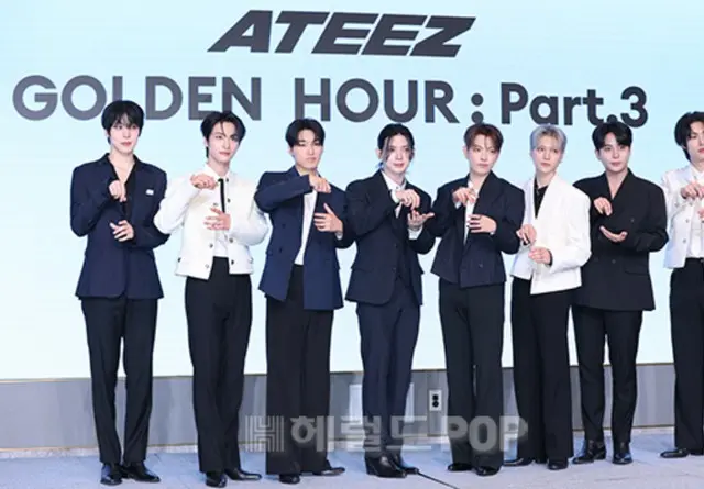 【フォト】「ATEEZ」、12thミニアルバム「GOLDEN HOUR：Part.3」発売記者懇談会を開催