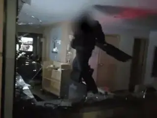 首尔西区地方法院发生骚乱，一名30多岁男子因用灭火器砸碎玻璃窗，被判处两年六个月监禁（韩国）