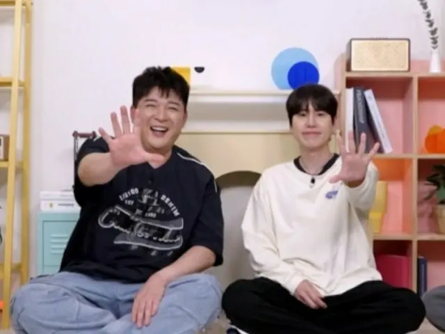 SUPER JUNIOR 的圭贤和神童，很难相信他们是一个出道这么久的组合……他们是不是太尴尬了？