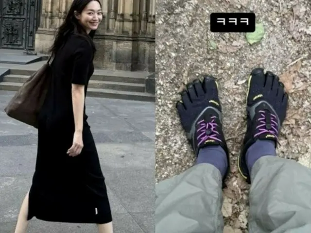 “我以为这是预防脚癣的袜子”……JENNIE（BLACKPINK）和演员申敏儿穿的“五趾鞋”正在成为韩国明星的潮流吗？