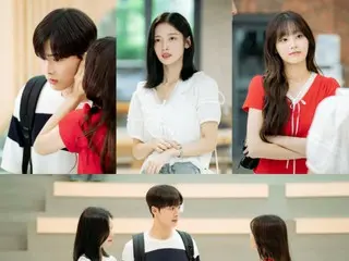 尹产贺（ASTRO）、Arin（OHMYGIRL）、Chuu 陷入三角恋……《我的女友变成帅哥了》剧照曝光