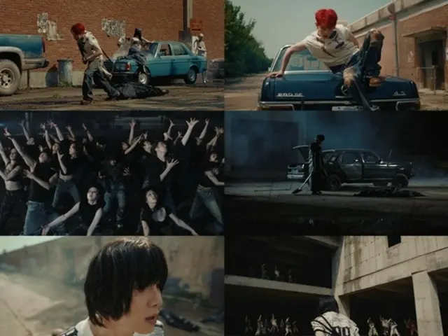 SHINee 的 Key 发布新歌《HUNTER》的音乐视频预告片，听起来像一部悬疑的 PENG SOO 电影
