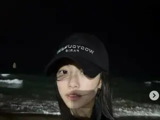 前“LE SSERAFIM”成员KIM GARAM脸颊变瘦了...她成熟的状态