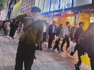 “BTS”JIMIN 喜欢日本吗？ ！ …在银座街角或咖喱连锁店拍摄的照片