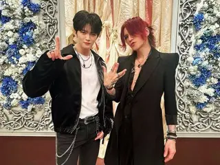 Jaejung & SUGIZO 身穿黑色西装展现魅力