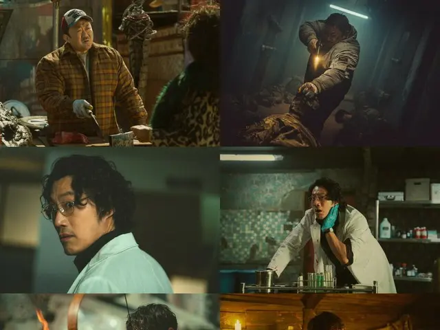 Netflix 电影《荒地猎人》由演员马东锡和李俊英 (U-KISS Jun) 主演，人物剧照公开……独特的整体造型