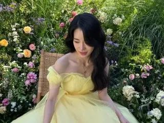 演员林智妍打扮得像迪士尼公主