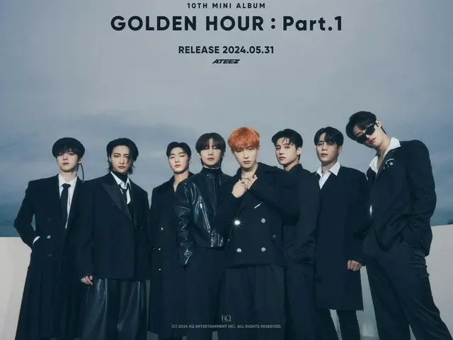 《ATEEZ》公开新专辑《GOLDEN HOUR: Part.1》全部概念照…阳刚性感美