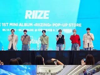 “RIIZE”首张迷你专辑《RIIZING》发售纪念快闪店大获成功...粉丝签名会也成为热门话题