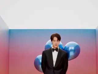 “BTS”JIN，黑色西装的花花公子魅力