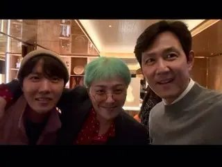 G-DRAGON（BIGBANG）在李正面前模仿《鱿鱼游戏》的演唱...与“BTS”J-HOPE的幸福三人照（附视频）